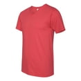 thumbnail image 2 of Anvil Men's Mitered V-Neck Collar Semi Fitted T-Shirt, Style 982, 2 of 3