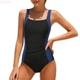 thumbnail image 2 of LYHaoo Color Girls Swimsuit For Kids And Juniors Beach Pool Party Rash Guard Sun Swimwear,Girls One-Piece Swimwear 11-12 Years, 2 of 7
