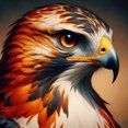thumbnail image 1 of Hawk - DIY Diamond Painting, 1 of 6