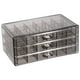 thumbnail image 1 of Organizador de joyería transparente Joyero de pendientes Organizador de joyería transparente con cajón, 1 of 5