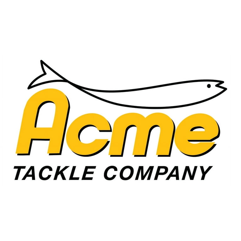 Acme Tackle Little Cleo Fishing Spoon Gold Flo Orange Stripe 3/4 oz.