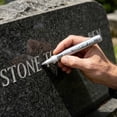 thumbnail image 6 of Bomd Golden Tombstone Marker Pen, Waterproof Stone Touch-up Pen for Restoring Faded Grave Inscriptions, Oil-Based Tombstone Repair Paint Marker Pens, Weather-Resistant, Strong Coverage, 6 of 7