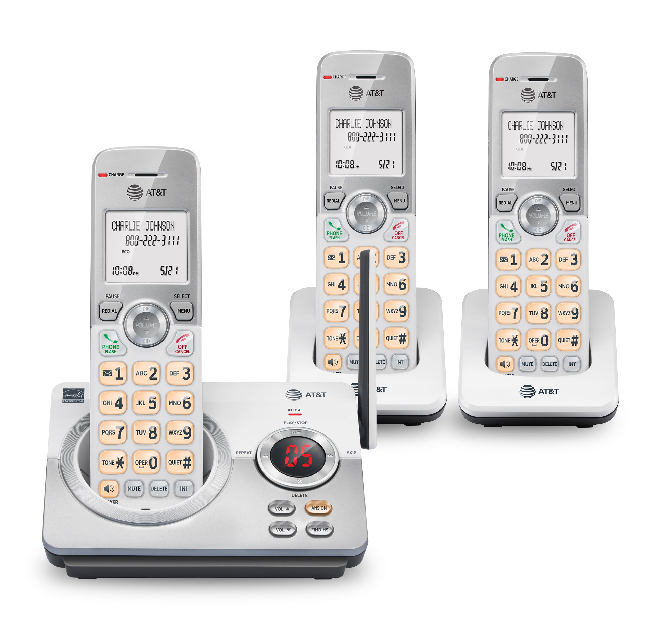 AT&T EL52319 3 Handset Answering System with Unsurpassed Range