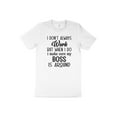 thumbnail image 4 of I Don't Always Work But When I Do I make sure my boss is around T-Shirt Tee Shirt Humor TShirt Funny Gift for boss team mens womens shirt, 4 of 10