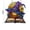 #3-M-Purple, variant on BESEW7 Halloween Witch Hat, Acrylic Window Hanging Ornament for Porch Wall Door, Fall Decorations for Home Thanksgiving Modern Farmhouse