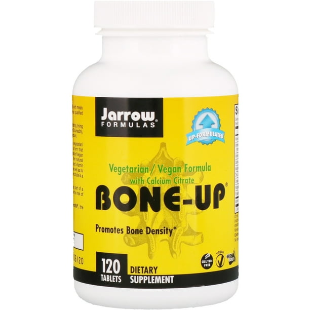 Jarrow Formulas BoneUp (Vegetarian), Promotes Bone Density, 120 EasySolv Tabs