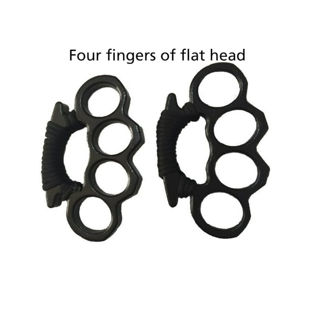 Anillo Fidget Plegable De Acero Inoxidable – Juguete Anti-estrés Para 4 Dedos, Accesorio Compacto Para Aliviar La Ansiedad En Exteriores Y Viajes