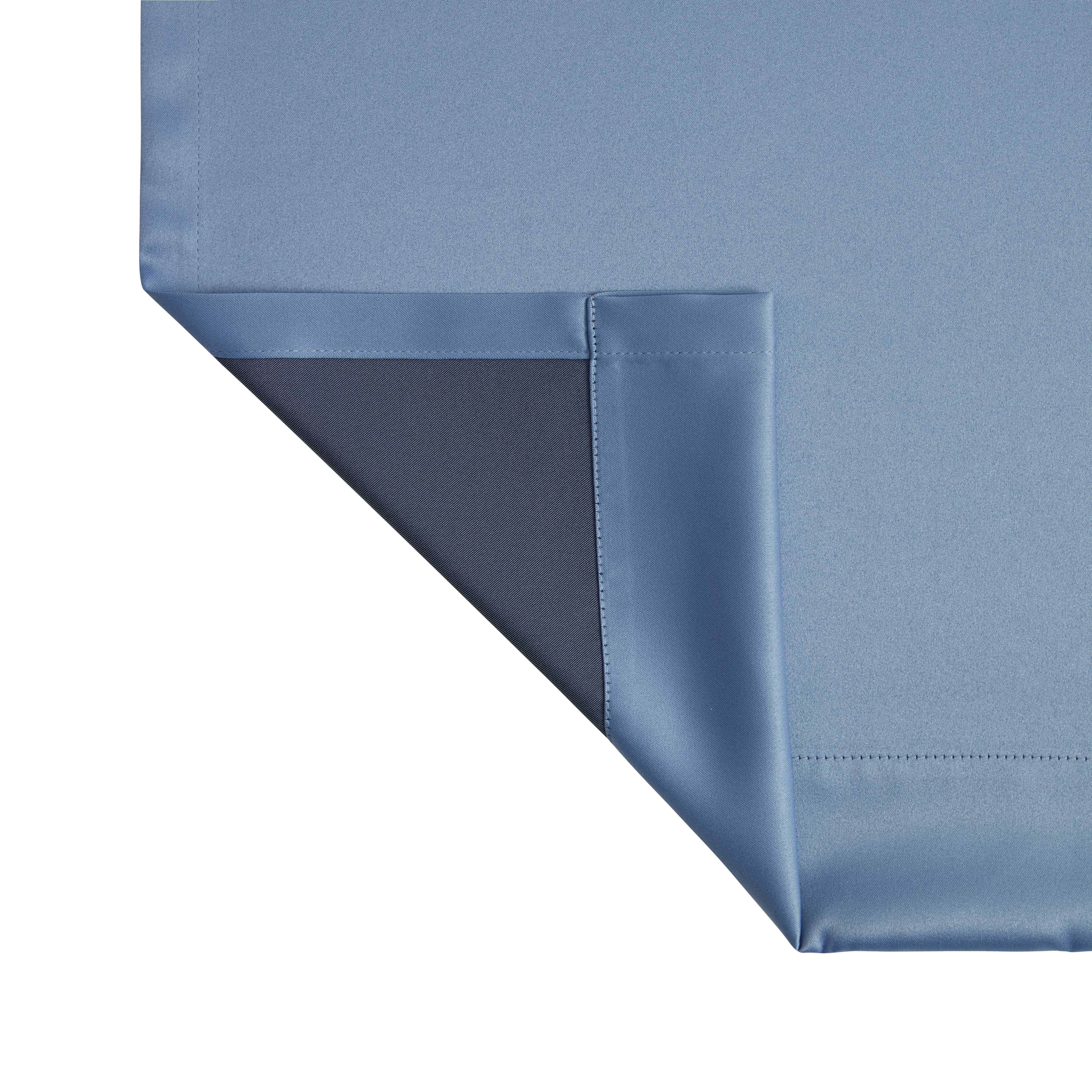 (2 pack) Mainstays Blackout Curtain Panel Pair, Set of 2, Blue Quartz, 30"W x 84"L