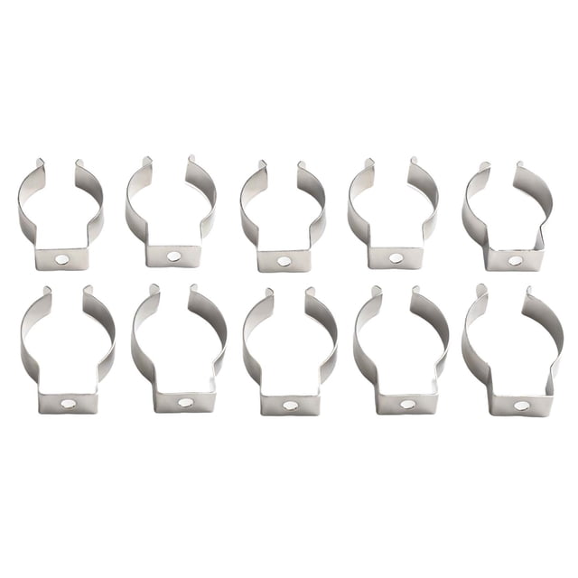10 Pcs Pinces à Ressort en Éponge Type Ouvert Pinces à Outils en Acier Robuste 32Mm (42Mm de Hauteur)