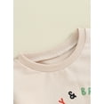 thumbnail image 5 of Suealasg Kids Girls Boys Christmas Sweatshirts Little Girls Boys Long Sleeve Crewneck Letter Gingerbread Man Print Pullover Tops 3T 4T 5T 6T Child Casual Fall Clothes, 5 of 9