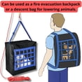 thumbnail image 2 of ISOP Fire Evacuation Device for Pets up to 55 Pounds - Compact Safety Equipment - Rope 50 Feet Incl. - Emergency Survival Kit for Animals (Medium 19", 2 of 8