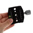 thumbnail image 2 of Miangastore Quick Release Plate Clamp with 1/4 3/8inch Thread for Tripod Ballhead Quick Release Plate Adapter Tripod Quick Release Plate, 2 of 8