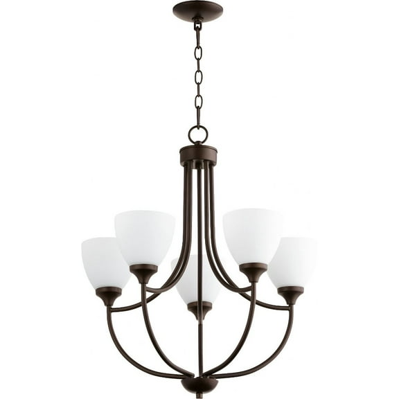 Quorum Lighting - Five Light Chandelier - Chandelier - Enclave - 5 Light
