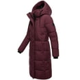 thumbnail image 2 of Marikoo Women's Long Winter Coat with Hood - Knee-Length - Water-Repellent - Chumanii XVI, 2 of 9