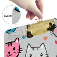 thumbnail image 6 of FORMRS Acrylic Clipboard with Low Profile Clip Standard A4 Letter Size, 12.5" x 9", Cute Cat Pattern, 6 of 8
