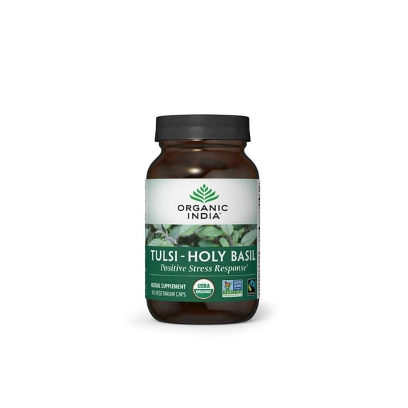 Organic India Tulsi Holy Basil -- 90 VegCaps