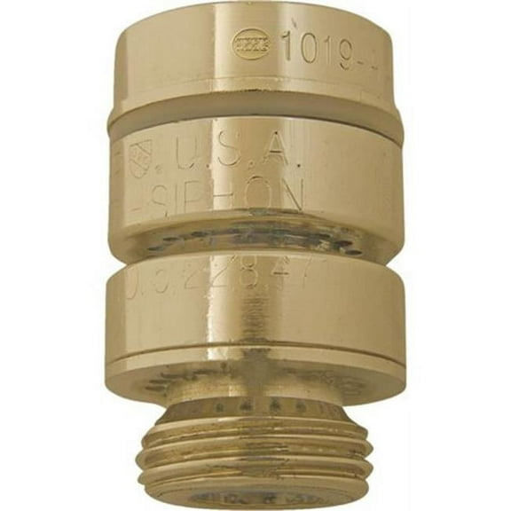 Arrowhead Brass Self-Draining Vacuum Breaker - Automatic Anti-Siphon Valve - 1 Pack