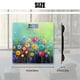 thumbnail image 2 of Báscula digital para peso corporal, báscula de baño personalizada, 400 lb, con pantalla grande retroiluminada, fácil de leer - Arte abstracto floral, 2 of 5