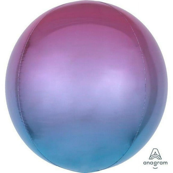 Mayflower Distributing 619986 16 in. Ombre Orbz Balloon - Purple & Blue