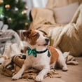 thumbnail image 3 of 2 Pack Christmas Dog Collar, Classical Buffalo Plaid Dog Collars with Removable Bow Tie, Adjustable, 3 of 5