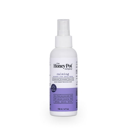 The Honey Pot Calming Lavender Rose Panty Spray, 4 fl oz