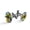 Color 3, variant on Men's Classic Stainless Steel, Sunflower Field Guitar Cufflinks Business Wedding Shirts, Black