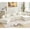 White, variant on Boucle Sectional Sofa, High-Resilience Fabric & Dense Foam / Comfortable Seating for Taller Individuals