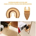 thumbnail image 3 of 6 Pcs Universal Carbide Oscillating Saw Blades, Mixed Multitool Blades Semicircle Triangular Finger Kit for Tile Grout Mortar Concrete Masonry, 3 of 5