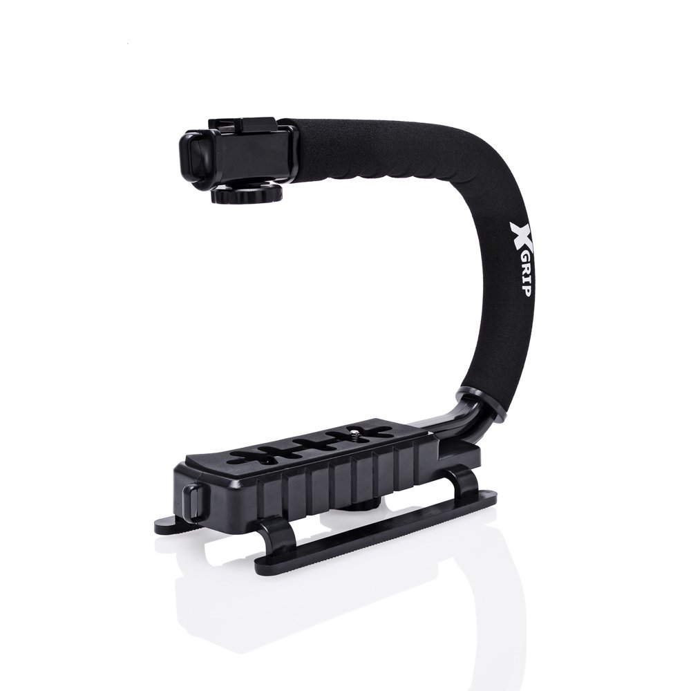 opteka xgrip professional camera / camcorder action stabilizing handle