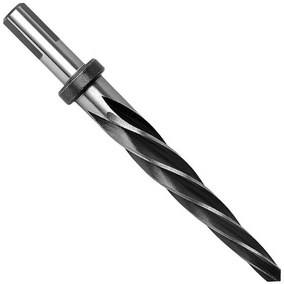 3/4Inch Drill Bridge/Construction Reamer with 1/2In Chuck, HSS 3/4In Taper Bridge Bit Tool for Steel Metal Wood