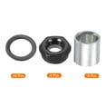 thumbnail image 3 of Uxcell Skateboard Truck Hardware Kit, Skateboard Truck Lock Nuts Axle Washers Spacer Speed Rings Set, Silver Black, 3 of 5