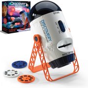 Angle View: Discovery #Mindblown 2-In-1 Reversible Planetarium Space Projector, 360-Degree Rotation, Moving Stars and Stationary Viewfinder Modes