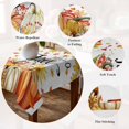 thumbnail image 5 of Hello Fall Table Cloth Waterproof Tablecloths, Orange Pumpkins Thanksgiving Maple Leaf Tablecloth Dining Table Cover for Kitchen Party Tabletop Outdoor, Rectangle Tablecloth 60x102 Inch, 5 of 9