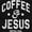 Black, variant on Coffee & Jesus Christ Religious Faith Women's Long Sleeve T Shirt Brisco Brands S