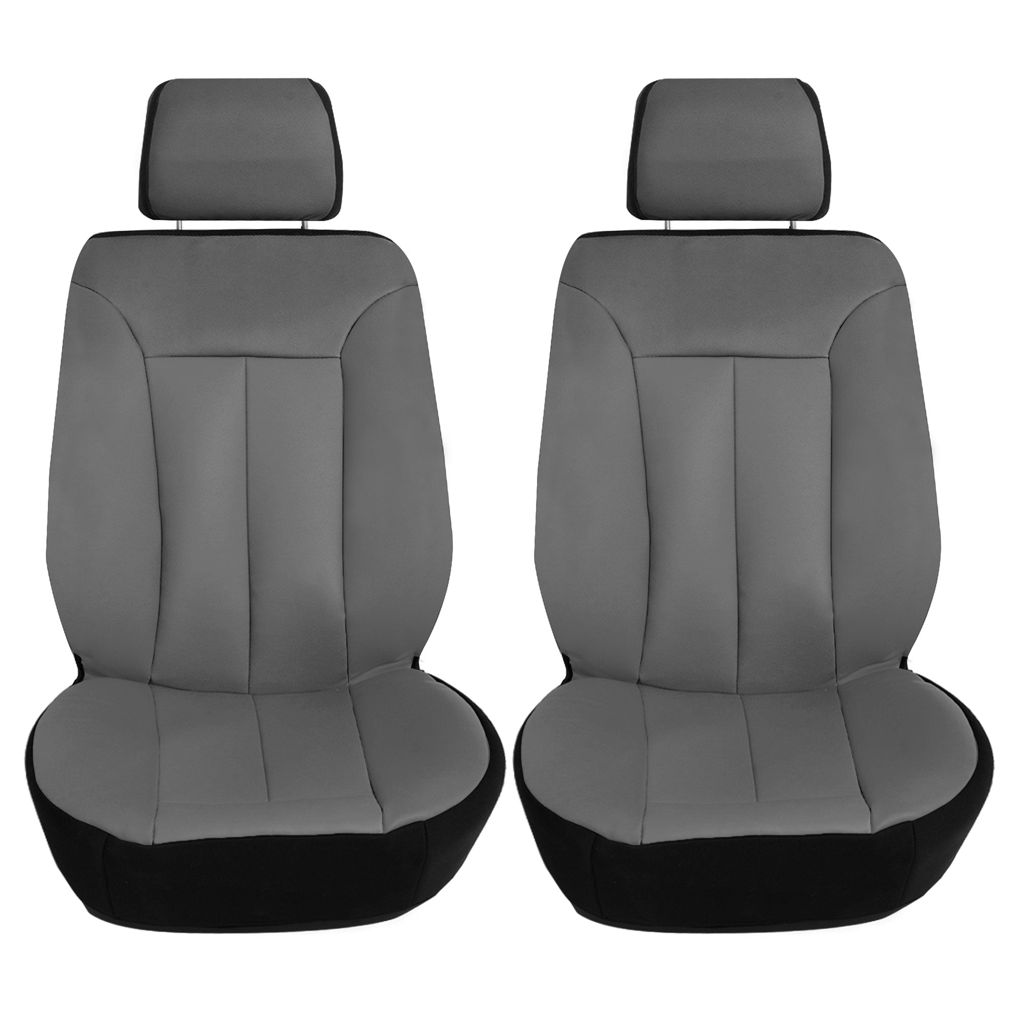 FH Group Apex90 Superior Faux Leather Front Car Seat Covers for Cars