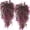 Red Ivy, variant on 4 count Artificial 33Inch Wall Faux Eucalyptus Leaves Ivy Swag Greenery for Indoor Outdoor Office Garden Wedding Patio Spring Easter Party Decor(White)