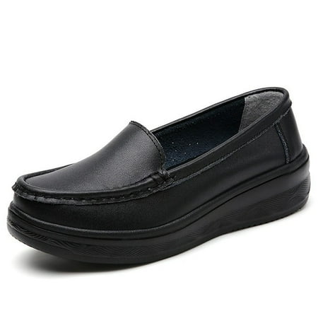 

Casual Womens Shoes Jean Look Women Shoes Soft Comfortable Bottom Outdoor Slip On Boat Wedges Shoes