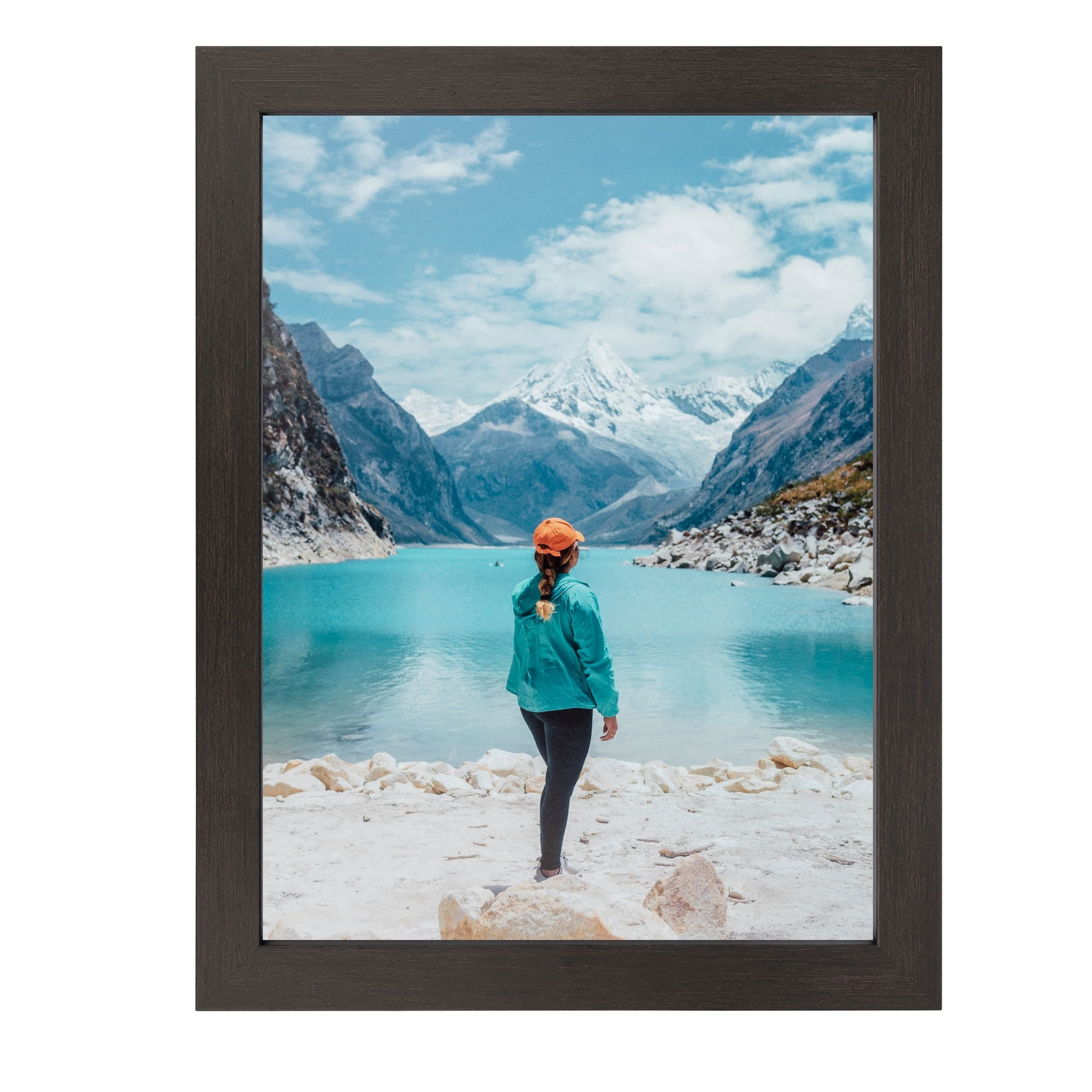 ArtToFrames 16" x 22" Coffee Picture Frame, 16x22 inch Brown MDF Poster Frame (WOM-4024),  Pack