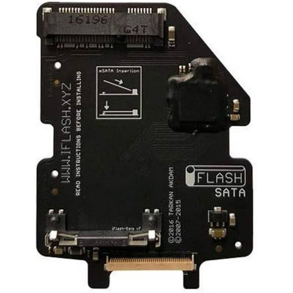 iFlash Sata mSata Adapter iPod 5G 6G 7G Video Classic 1x Solid State Drive SSD