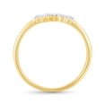 thumbnail image 4 of London Fine Jewelry 0.10 CTW Diamond Ring Enhancer for Women, Guard Ring for Wedding and Engagement Ring with 14K Solid Gold Band, 7 Round Cut Real Diamonds, H Color & SI-SI2 Clarity, 4 of 5