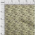 thumbnail image 2 of oneOone Cotton Cambric Beige Fabric Conversational Moustache Dress Material Fabric Print Fabric By The Yard 56 Inch Wide, 2 of 4