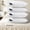 White, variant on No No Bed Pillows Adult Hypoallergenic Standard Polyester, Soft, 2 Pack