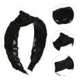 thumbnail image 3 of Unique Bargains 1 Pc Fashion Lace Tie Headbands for Women Black, 3 of 6