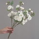 thumbnail image 5 of Flores artificiales, flores falsas, flores de imitación, 5 tenedores grandes de rosas, decoración de sala de estar, arreglo floral, flores falsas, arte, fotografía, fondo, simulación decorativa, 5 of 5