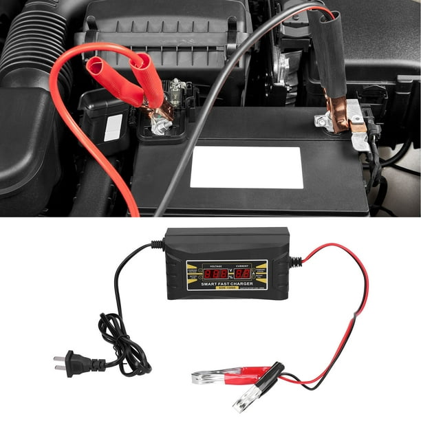 Battery Charger, Pulse Repair Battery Maintainer Battery Desulfator For Auto  For Motorcycle 