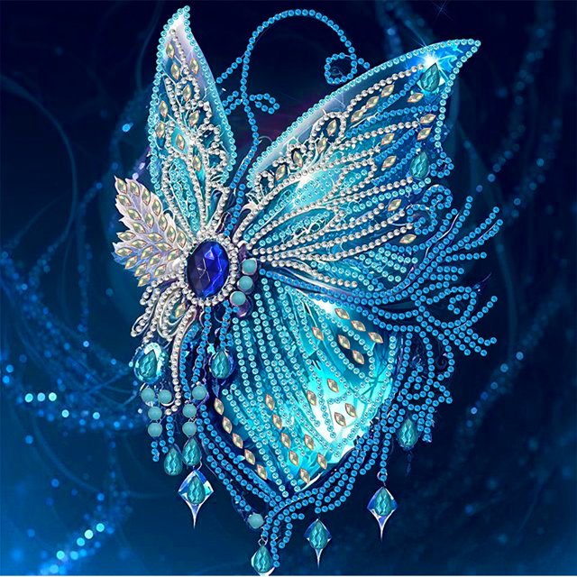 Diamond Painting 5D DIY Taladro de forma especial parcial Adorno de cristal (GSYX66) FLhrweasw Nuevo