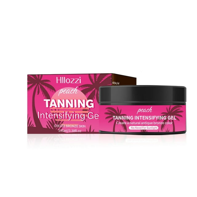 Crema bronceadora potenciadora del bronceado para interiores y exteriores con ingredientes naturales, potenciador avanzado del bronceado, 100 ml