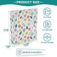thumbnail image 3 of Three Ring Binder Spring Flowers and Leaves 1.5 Inch Round Binder D-Rings for Office Supplies and More, 3 of 10