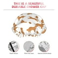 thumbnail image 5 of Kdxio Labrador Retriever Dog Print Shower Cap for Women,Elastic and Reusable,Double Waterproof Layers Bathing Hat, 5 of 9