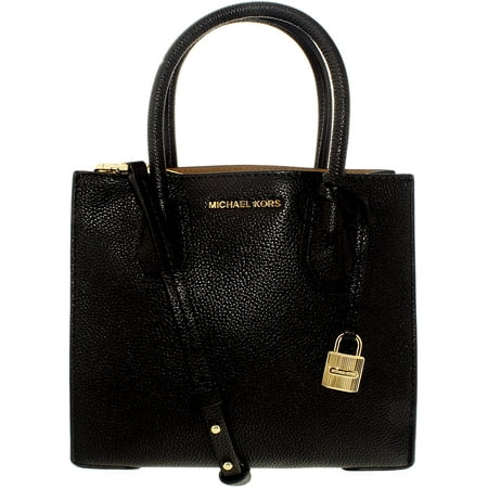 Michael Kors Women S Medium Mercer Leather Messenger Bag Black